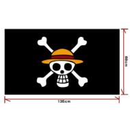 ONE PIECE Pirates Flag Big Towel [Reproduction]
