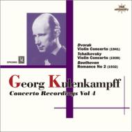 チャイコフスキー（1840-1893）/Violin Concerto： Kulenkampff(Vn) Rother / +dvorak： Concerto： Jochum / Bpo Beeth