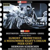 ベートーヴェン（1770-1827）/Egmont Die Geschopfe Des Prometheus： Scherchen / Leipzig Rso +mendelssohn Grieg