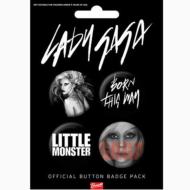 Lady Gaga Born This Way Badge Set