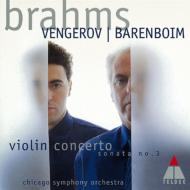 ֥顼ॹ1833-1897/Violin Concerto Vengerov Barenboim / Cso +violin Sonata 3