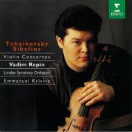 チャイコフスキー（1840-1893）/Violin Concertos： Repin(Vn) Krivine / Lso +sibelius