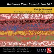 ベートーヴェン（1770-1827）/Piano Concerto 1 2 ： Blumental(P) Robert Wagner / Vso