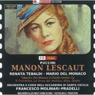 Manon Lescaut: Molinari-pradelli / St Cecilia O Tebaldi Del Monaco Corena