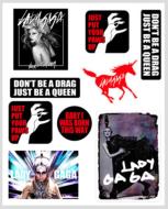 Lady Gaga Btw Sticker Sheet