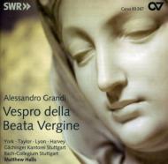 グランディ、アレッサンドロ（1590-1630）/Vespro Della Beata Vergine： M. halls / Bach-collegium Stuttgart Gachinger Ka