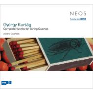 クルターグ、ジェルジ（1926-）/Comp. works For String Quartet： Athena Q (Hyb)