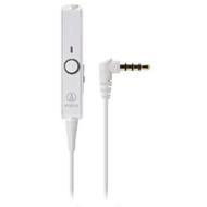 audio-technica: Headphone Adapter with Microphone for Smartphone AT337is WH (White)