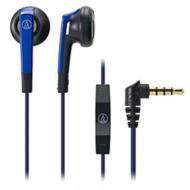 audio-technica: iPod / iPhone / iPad Inner Ear Headphone ATH-C505i BL (Blue)