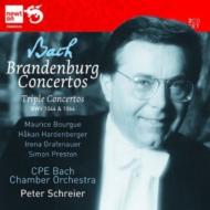 Хåϡ1685-1750/Brandenburg Concerto 1-6 Etc Schreier / C. p.e. bach Co