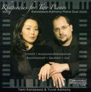 Rhapsodies For 2 Pianos-liszt, Gershwin, Rachmaninov, Etc: Kanazawa-admony Piano Duo