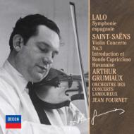 ラロ (1823-1892)/Symphonie Espagnole： Grumiaux(Vn) Fournet / +saint-saens： Concerto 3 (Ltd)
