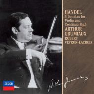 ヘンデル（1685-1759）/Violin Sonatas： Grumiaux(Vn) Veyron-lacroix(Cemb) (Ltd)