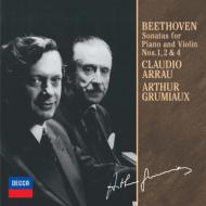 ١ȡ1770-1827/Violin Sonata 1 2 4  Grumiaux(Vn) Arrau(P) (Ltd)