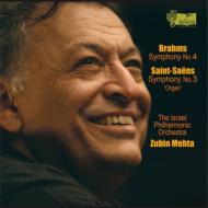 Brahms Symphony No, 4, Saint-Saens Symphony No, 3, : Mehta / Israel Philharmonic, Gorin(Org)(2006,2007)