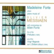 メシアン、オリヴィエ（1908-1992）/20 Regards Sur L'enfant Jesus(Slct)： Madeleine Forte(P)