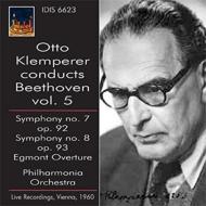 Sym, 7, 8, : Klemperer / Po +egmont Overture (1960 Vienna)