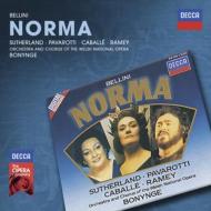 ベッリーニ（1801-1835）/Norma： Bonynge / Welsh National Opera Sutherland Pavarotti Caballe