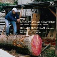 ⡼ĥȡ1756-1791/Piano Concerto 24 25  Brautigam(Fp) Willens / Kolner Akademie (Hyb)