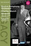 シューマン、ロベルト（1810-1856）/Sym 2 Genoveva Overture： Munch / Bso +schubert： Sym 5