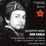 ヴェルディ（1813-1901）/Don Carlo： Giulini / Royal Opera House Vickers Brouwenstijn Gobbi Barbieri Christof