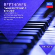 ١ȡ1770-1827/Piano Concerto 4 5  Kovacevich(P) C. davis / Bbc Sp Lso