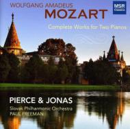 ⡼ĥȡ1756-1791/Piano Concerto 10  Pierce  Jonas Piano Duo P. freeman / Slovak Po +works For 2