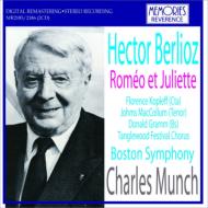 Romeo et Juliett : Munch / Boston Symphony Orchestra, Kopleff, Maccollum, D.Gramm, Tanglewood Festival Choir (1961 Stereo)(2CD)