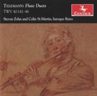 テレマン（1681-1767）/Flute Duetts： Steven Zohn Colin St-martin