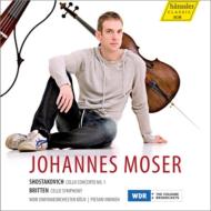 Shostakovich Cello Concerto No.1, Britten Cello Symphony : J.Moser(Vc)Inkinen / Cologne Radio Symphony Orchestra