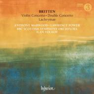 ブリテン、ベンジャミン（1913-1976）/Violin Concerto Double Concerto Etc： Marwood(Vn) L. power(Va) Volkov / Bbc S