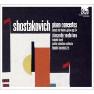 祹1906-1975/Piano Concerto 1 2  Melnikov(P) Curretnzis / Mahler Co +violin Sonata I. fa