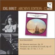 ラフマニノフ、セルゲイ（1873-1943）/Moments Musicaux Corelli Variations： Biret(P)