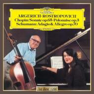 ѥ (1810-1849)/Cello Sonata Etc Rostropovich(Vc) Argerich(P) +schumann