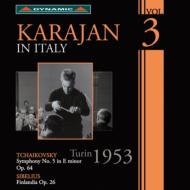 チャイコフスキー（1840-1893）/Sym 5 ： Karajan / Turin Rai O +sibelius： Finlandia