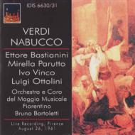 ヴェルディ（1813-1901）/Nabucco： Bartoletti / Maggio Musicale Fiorentino Bastianini Parutto Vinco Ottlini