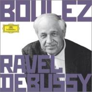 Debussy Orchestral Works, Ravel Orchestral Works : Boulez / Cleveland Orchestra, Berlin Philharmonic, LSO, Zimerman(P)Otter (Ms)etc (6CD)