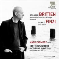 Britten Serenade, Nocturnes, Finzi Dies natalis : Padmore(T)Shave / Britten Sinfonia, S.Bell(Hr)(Hybrid)