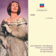 ヴェルディ（1813-1901）/La Traviata： Pritchard / Maggio Musicale Fiorentino Sutherland Bergonzi Merrill