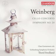 ٥륰1919-1996/Sym 20 Cello Concerto Svedlund / Gothenburg So Gunnarsson(Vc) (Hyb)