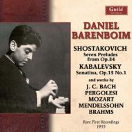 ピアノ作品集/Barenboim： Rare First Recordings 1955-shostakovich Kabalevsky J. c.bach Pergolesi Etc