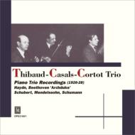 ˥Хʼڡ/Thibaud Casals Cortot Trio Comp. recordings-beethoven Schumann Haydn Schubert Mendel