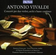 Concertos For 2 Violins: Cicillini Venturi(Vn)Ammetto / L'orfeo Ensemble