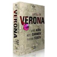 Opera Classical/Arena Di Verona： Bizet： Carmen Puccini： Tosca Verdi： Aida： Lombard / Oren / Santi