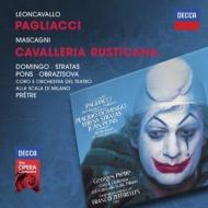 マスカーニ、レオンカヴァッロ/Cavalleria Rusticana / I Pagliacci： Pretre / Teatro Alla Scala Domingo Stratas Obrazt