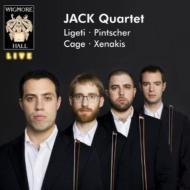 弦楽四重奏曲集/Jack Q： Ligeti Pintscher J. cage Xenakis