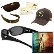 Kenny Chesney/Welcome To The Fishbowl Hammerhead Sunglasses - Black Frame / Grey 580p Lens (+goods)