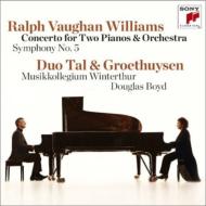 ヴォーン・ウィリアムズ（1872-1958）/Sym 5 Concerto For 2 Pianos： D. boyd / Musikkollegium Winterthur Tal ＆ Groet