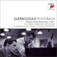 バッハ（1685-1750）/Piano Concerto 1-5 7 ： Gould(P) Bernstein / Golschmann / Columbia So