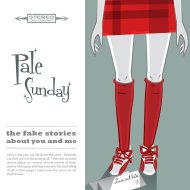Pale Sunday/Fake Stories About You ＆ Me